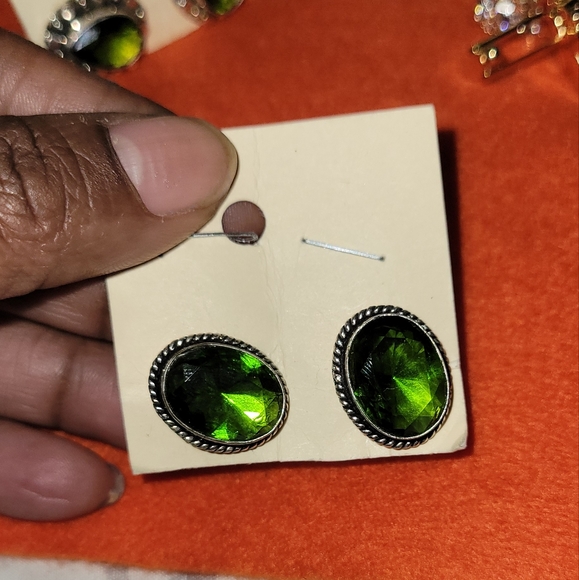 LOT of 925 Stone Cufflinks - Picture 4 of 7